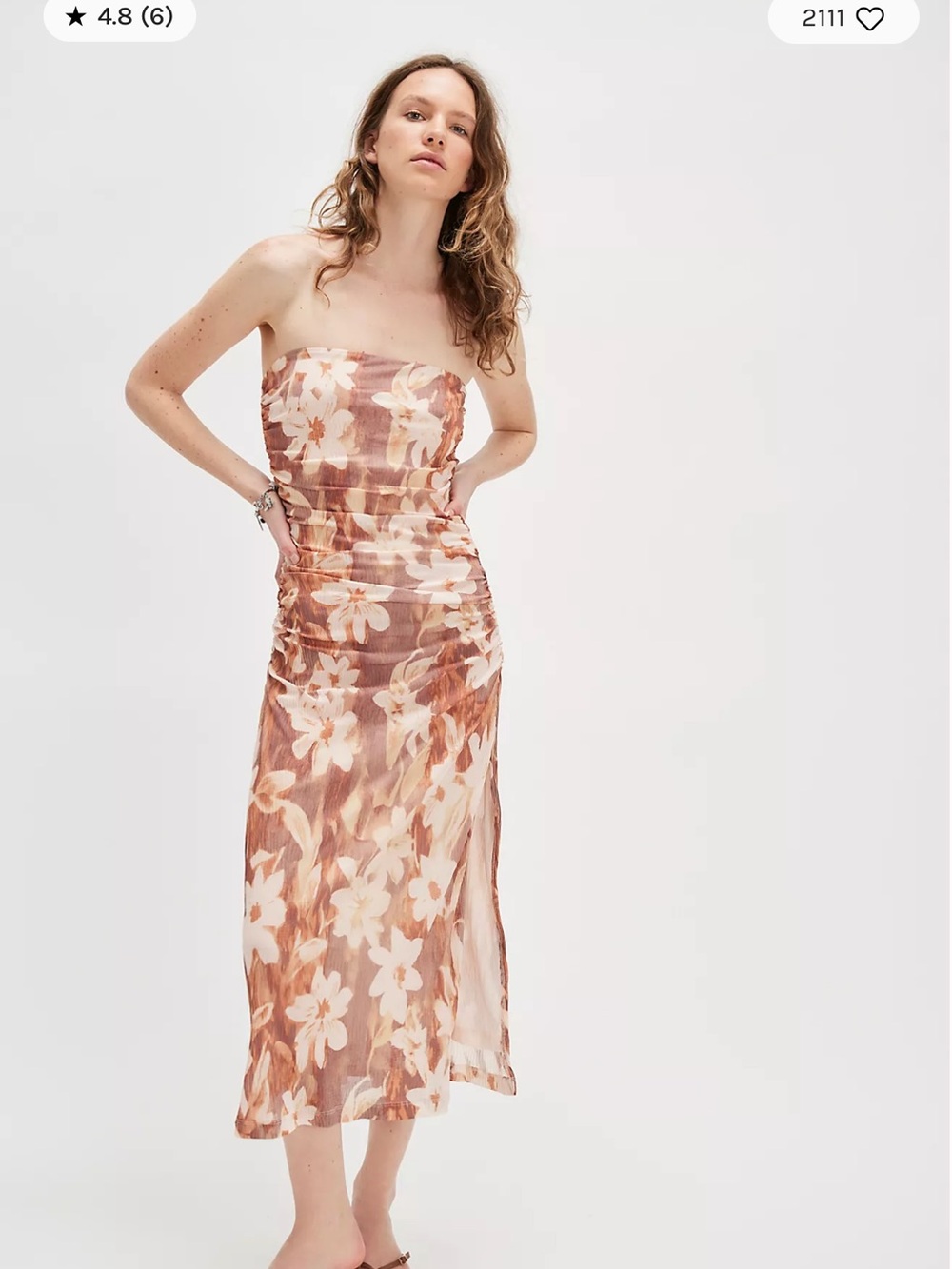 Free People Presley Midi Dress- Size Medium